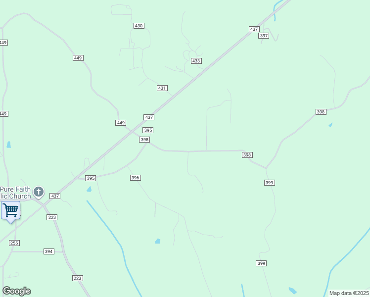 map of restaurants, bars, coffee shops, grocery stores, and more near 2140 County Road 398 in Cullman
