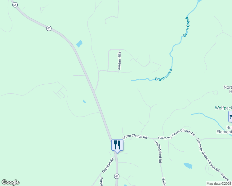 map of restaurants, bars, coffee shops, grocery stores, and more near 11494 Cartersville Highway in Dallas