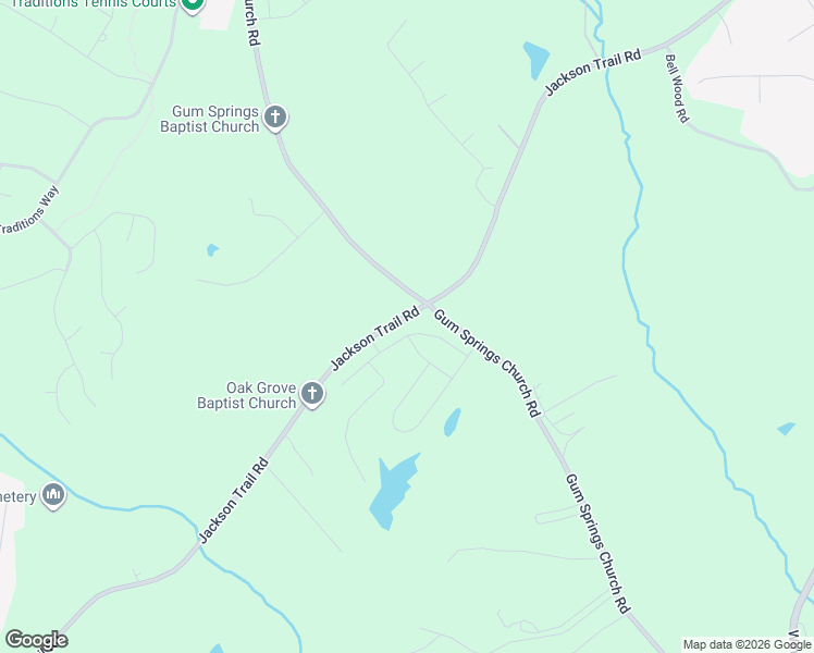 map of restaurants, bars, coffee shops, grocery stores, and more near 1767 Gum Springs Church Road in Jefferson