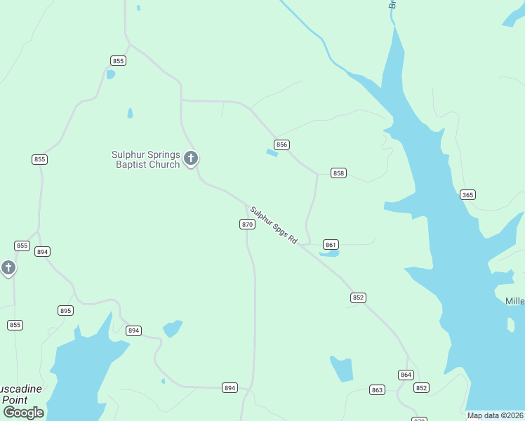map of restaurants, bars, coffee shops, grocery stores, and more near 1911 County Road 852 in Crane Hill