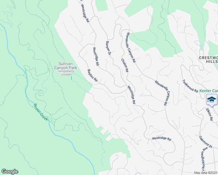 map of restaurants, bars, coffee shops, grocery stores, and more near 13481 Bayliss Road in Los Angeles