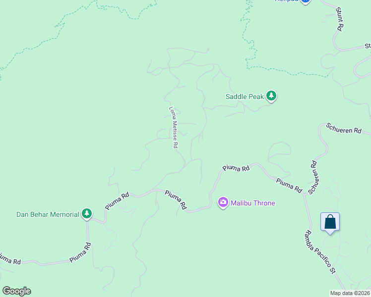 map of restaurants, bars, coffee shops, grocery stores, and more near 24725 West Saddle Peak Road in Malibu