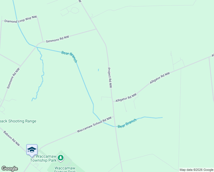 map of restaurants, bars, coffee shops, grocery stores, and more near 4295-4367 Project Road Northwest in Ash