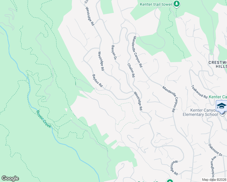 map of restaurants, bars, coffee shops, grocery stores, and more near 13503 Bayliss Road in Los Angeles