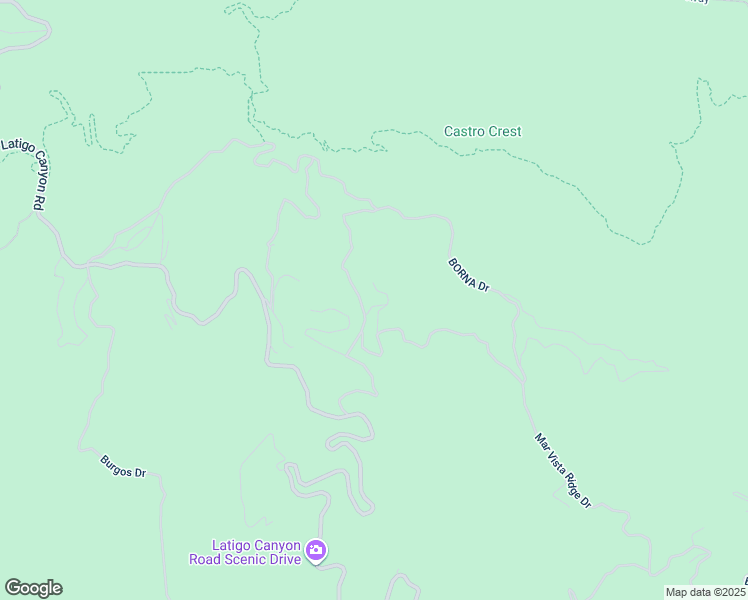 map of restaurants, bars, coffee shops, grocery stores, and more near Latigo Shore Drive in Malibu