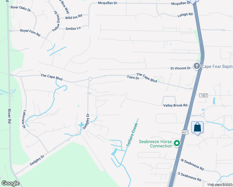 map of restaurants, bars, coffee shops, grocery stores, and more near 614 Linksider Drive in Wilmington