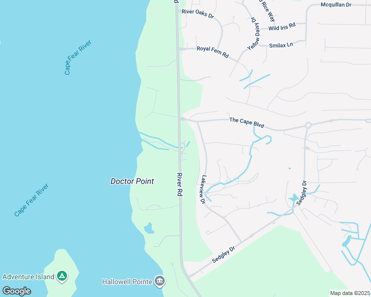 map of restaurants, bars, coffee shops, grocery stores, and more near 8441 River Road in Wilmington