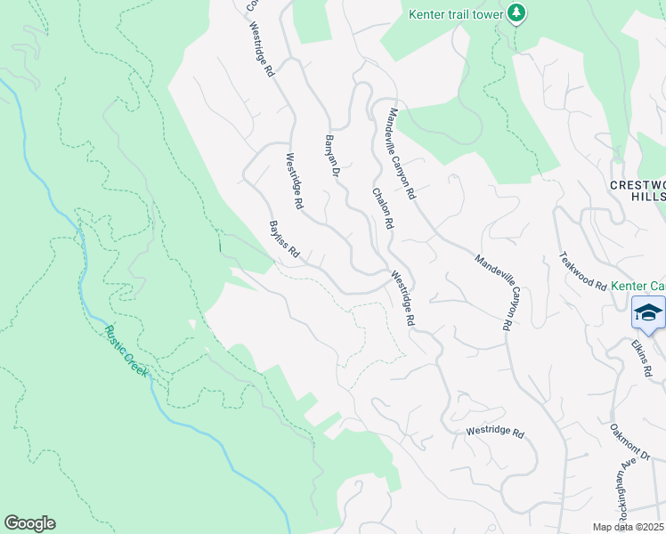 map of restaurants, bars, coffee shops, grocery stores, and more near 13503 Bayliss Road in Los Angeles