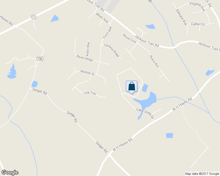 map of restaurants, bars, coffee shops, grocery stores, and more near 1039 Finch Way in Jefferson