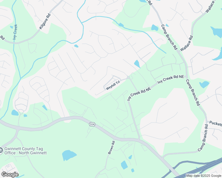 map of restaurants, bars, coffee shops, grocery stores, and more near 2677 Pearl Ridge Trace in Buford