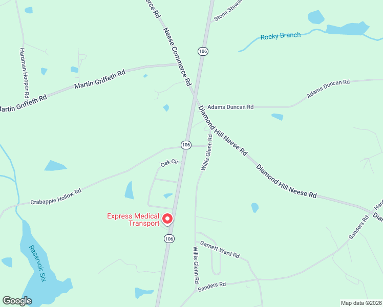 map of restaurants, bars, coffee shops, grocery stores, and more near 7011 Georgia 106 in Hull