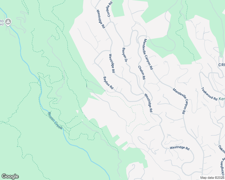 map of restaurants, bars, coffee shops, grocery stores, and more near 13540 Bayliss Road in Los Angeles