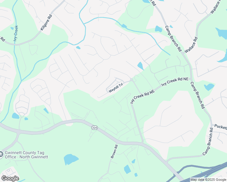 map of restaurants, bars, coffee shops, grocery stores, and more near 2677 Pearl Ridge Trace in Buford