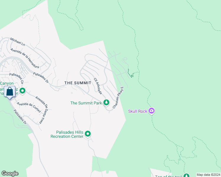 map of restaurants, bars, coffee shops, grocery stores, and more near 16649 Calle Haleigh in Los Angeles