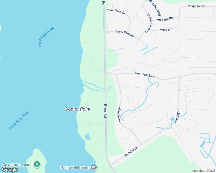 map of restaurants, bars, coffee shops, grocery stores, and more near 8441 River Road in Wilmington