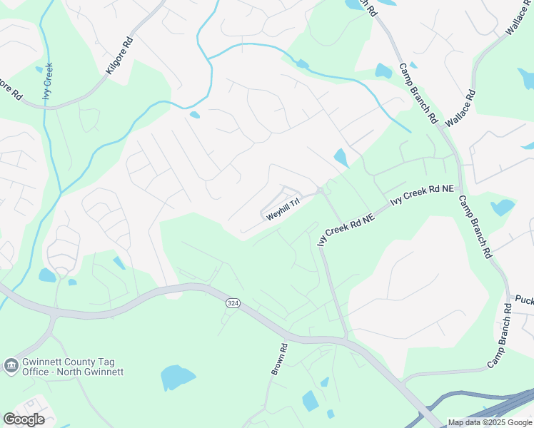 map of restaurants, bars, coffee shops, grocery stores, and more near 2622 Pearl Ridge Trace in Buford
