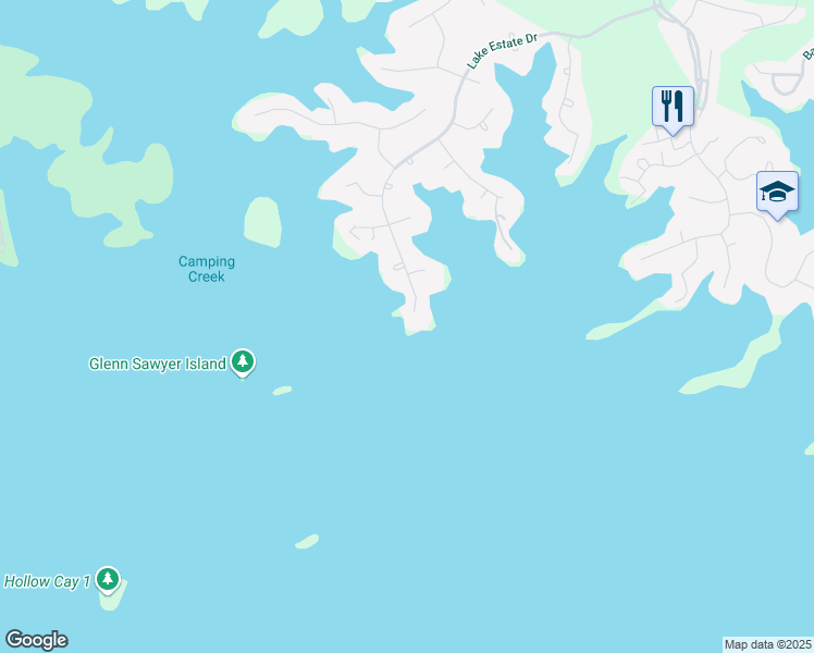 map of restaurants, bars, coffee shops, grocery stores, and more near 452 Lake Estate Drive in Chapin