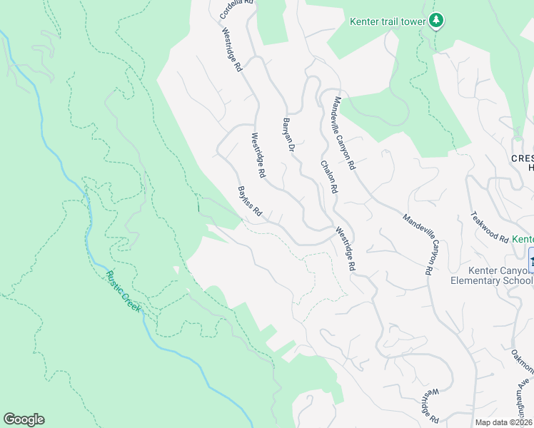 map of restaurants, bars, coffee shops, grocery stores, and more near 13535 Bayliss Road in Los Angeles
