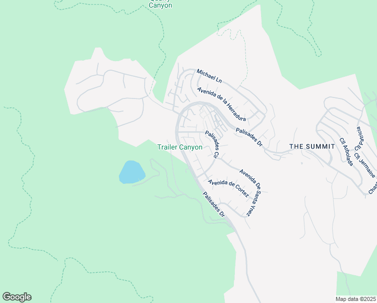 map of restaurants, bars, coffee shops, grocery stores, and more near 1460 Palisades Drive in Los Angeles