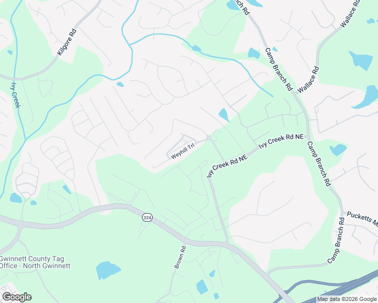 map of restaurants, bars, coffee shops, grocery stores, and more near 2688 Ivy Creek Road Northeast in Buford