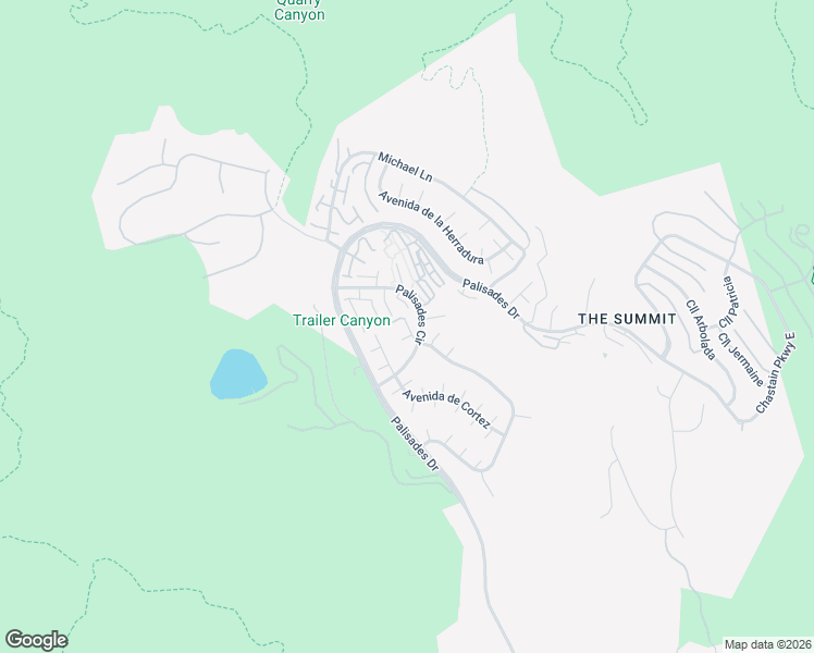 map of restaurants, bars, coffee shops, grocery stores, and more near 17033 Palisades Circle in Los Angeles