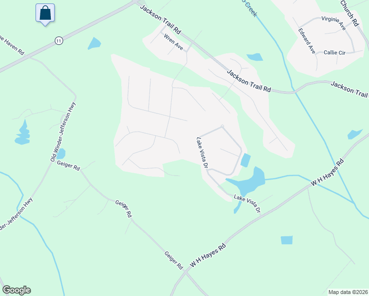 map of restaurants, bars, coffee shops, grocery stores, and more near 1039 Finch Way in Jefferson