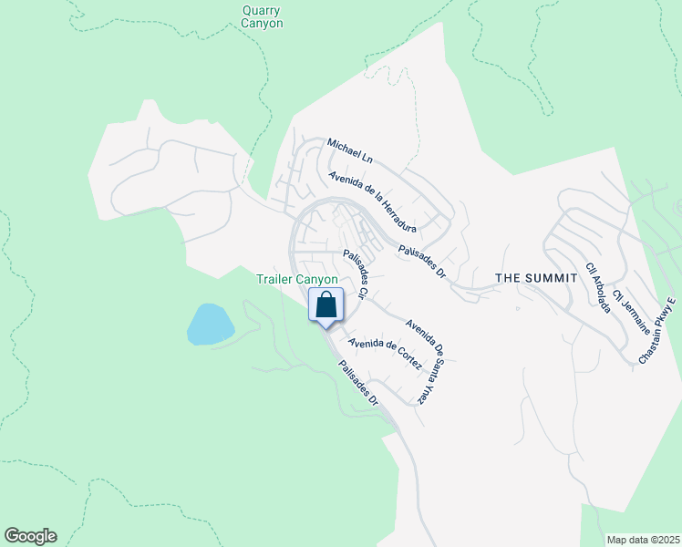 map of restaurants, bars, coffee shops, grocery stores, and more near 17114 Palisades Circle in Los Angeles