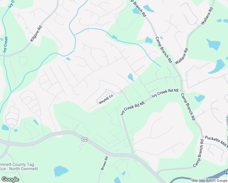 map of restaurants, bars, coffee shops, grocery stores, and more near 3353 Pearl Ridge Way in Buford