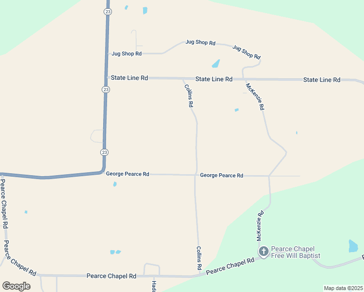map of restaurants, bars, coffee shops, grocery stores, and more near in Smithville