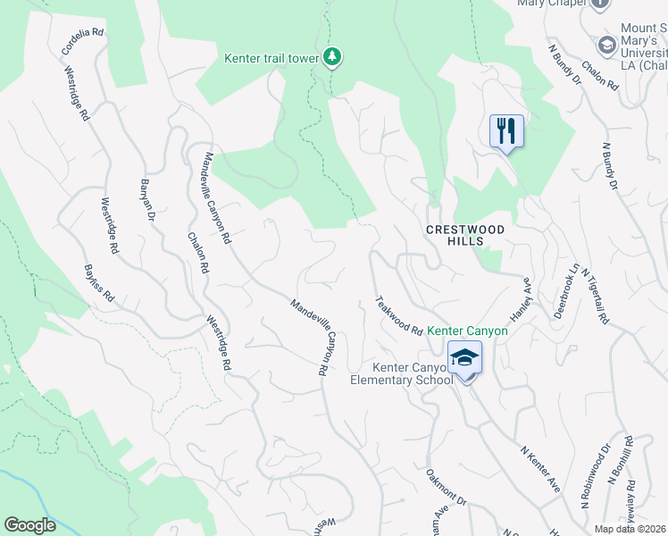 map of restaurants, bars, coffee shops, grocery stores, and more near 13146 Rivers Road in Los Angeles