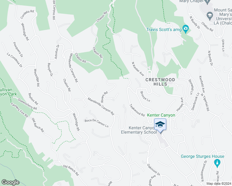 map of restaurants, bars, coffee shops, grocery stores, and more near 13146 Rivers Road in Los Angeles