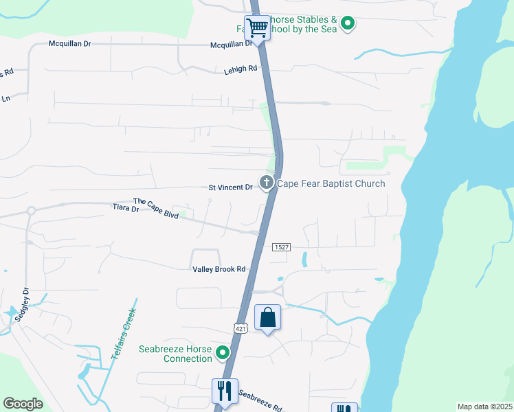 map of restaurants, bars, coffee shops, grocery stores, and more near 7308 Cassimir Place in Wilmington