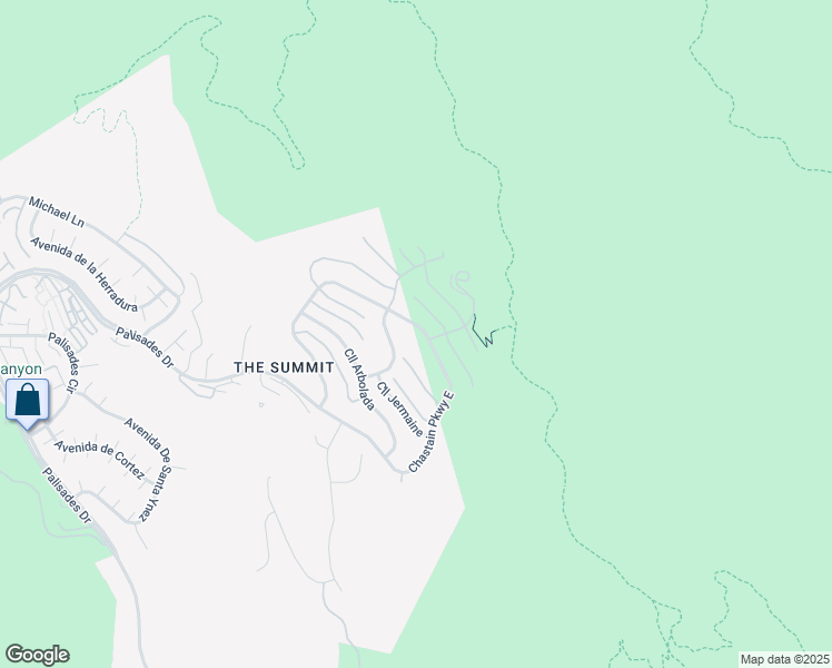 map of restaurants, bars, coffee shops, grocery stores, and more near 1636 Chastain Parkway East in Los Angeles