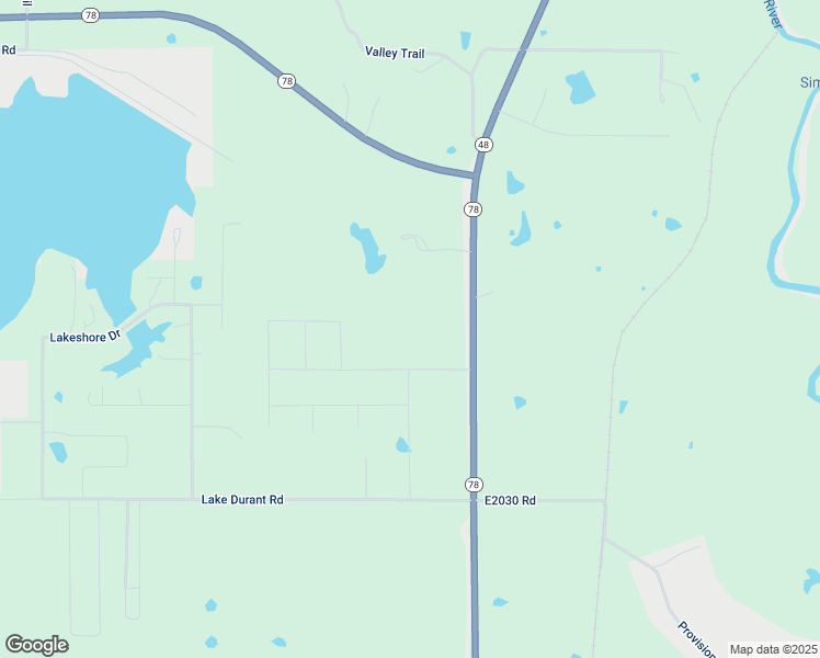 map of restaurants, bars, coffee shops, grocery stores, and more near 3141 Oklahoma 78 in Durant