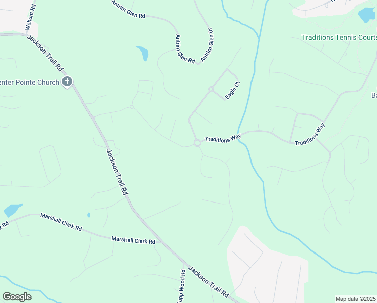 map of restaurants, bars, coffee shops, grocery stores, and more near 3139 Traditions Way in Jefferson