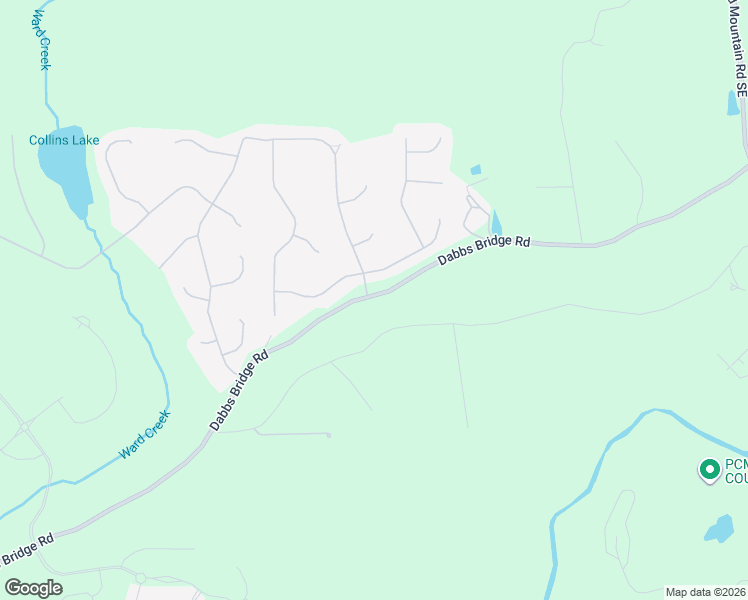map of restaurants, bars, coffee shops, grocery stores, and more near 3860 Dabbs Bridge Road in Acworth