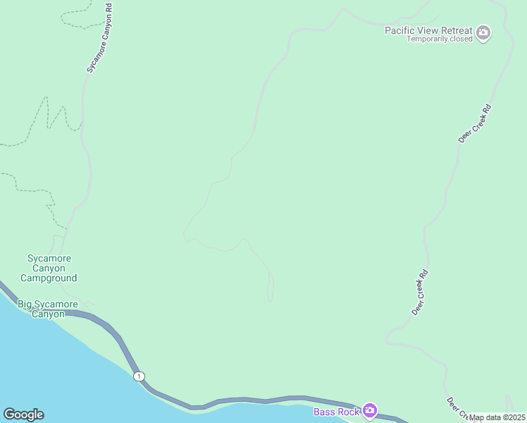 map of restaurants, bars, coffee shops, grocery stores, and more near 10650 Pacific View Drive in Malibu