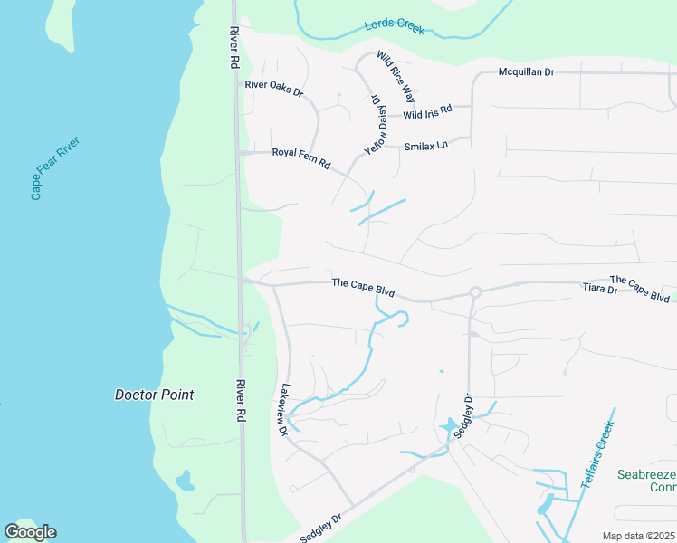 map of restaurants, bars, coffee shops, grocery stores, and more near 300 The Cape Boulevard in Wilmington