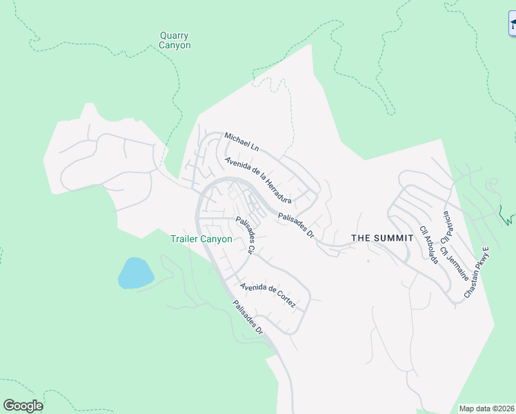 map of restaurants, bars, coffee shops, grocery stores, and more near 1770 Palisades Drive in Los Angeles