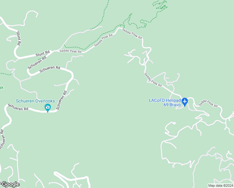 map of restaurants, bars, coffee shops, grocery stores, and more near 23010 Saddle Peak Road in Topanga