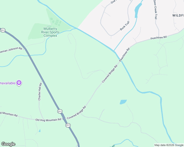 map of restaurants, bars, coffee shops, grocery stores, and more near 1559 Castle Gibson Road in Hoschton