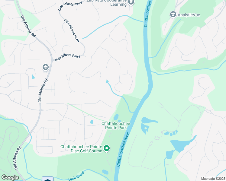 map of restaurants, bars, coffee shops, grocery stores, and more near 7155 Hartsfield Place in Suwanee