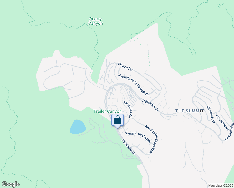 map of restaurants, bars, coffee shops, grocery stores, and more near 17219 Palisades Circle in Los Angeles