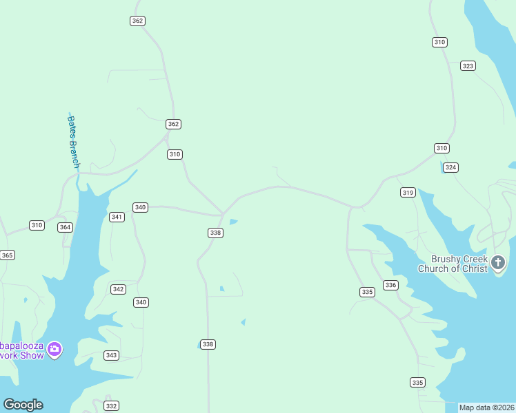 map of restaurants, bars, coffee shops, grocery stores, and more near 4387 County Road 310 in Crane Hill