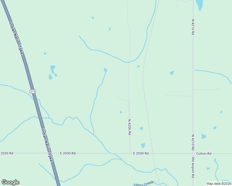 map of restaurants, bars, coffee shops, grocery stores, and more near 554 North 4206 Road in Hugo