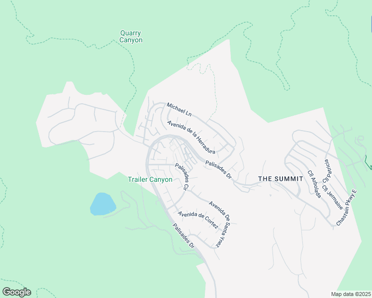 map of restaurants, bars, coffee shops, grocery stores, and more near 1750 Palisades Drive in Los Angeles