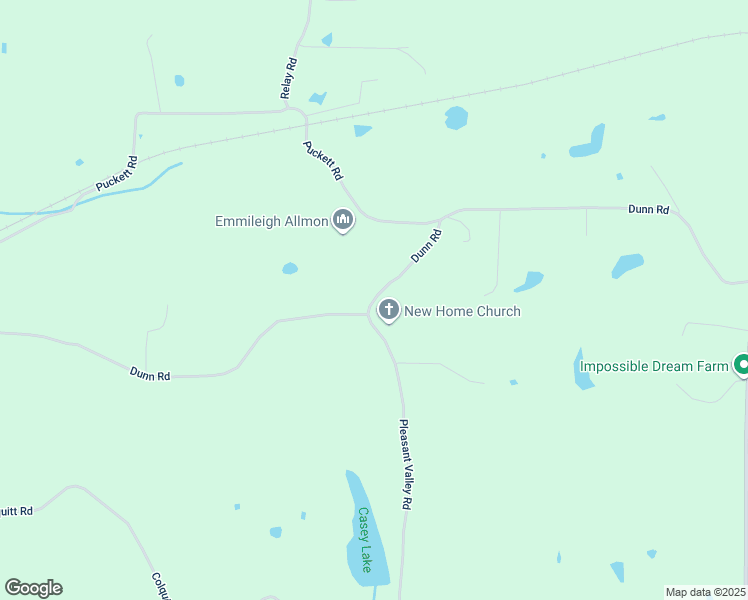 map of restaurants, bars, coffee shops, grocery stores, and more near Dunn Road in Polk County