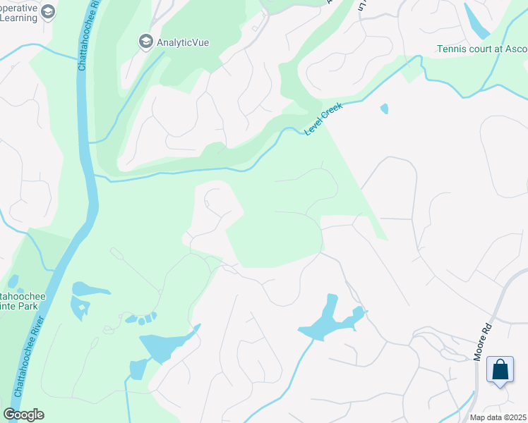 map of restaurants, bars, coffee shops, grocery stores, and more near 709 Middle Fork Trail in Suwanee