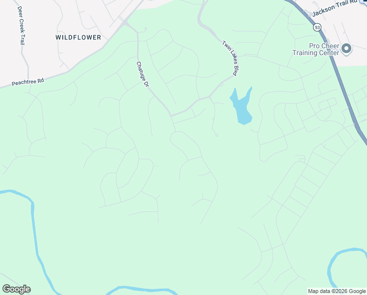 map of restaurants, bars, coffee shops, grocery stores, and more near 391 Salton Way in Hoschton