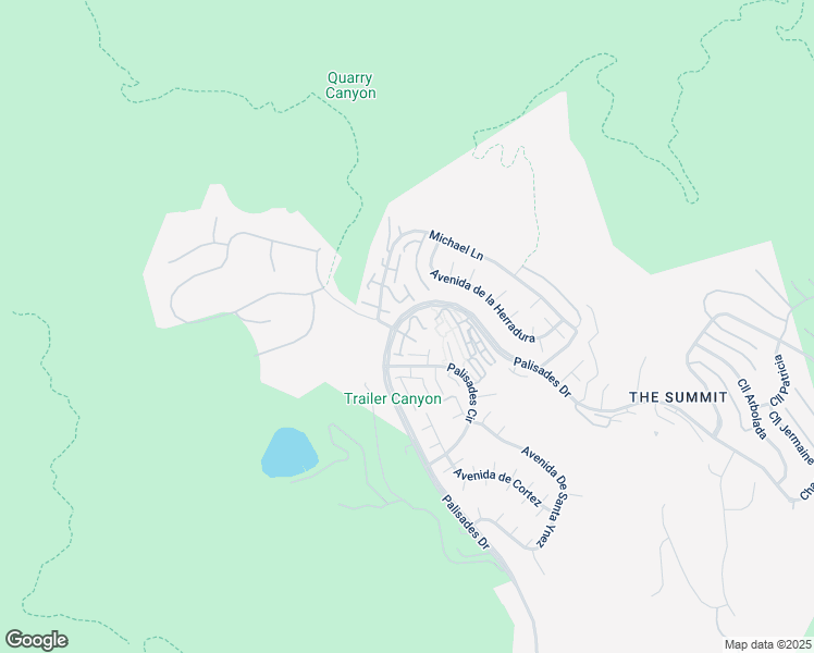 map of restaurants, bars, coffee shops, grocery stores, and more near 1584 Palisades Drive in Los Angeles